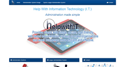 Desktop Screenshot of helpwithit.co.uk