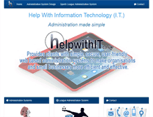 Tablet Screenshot of helpwithit.co.uk